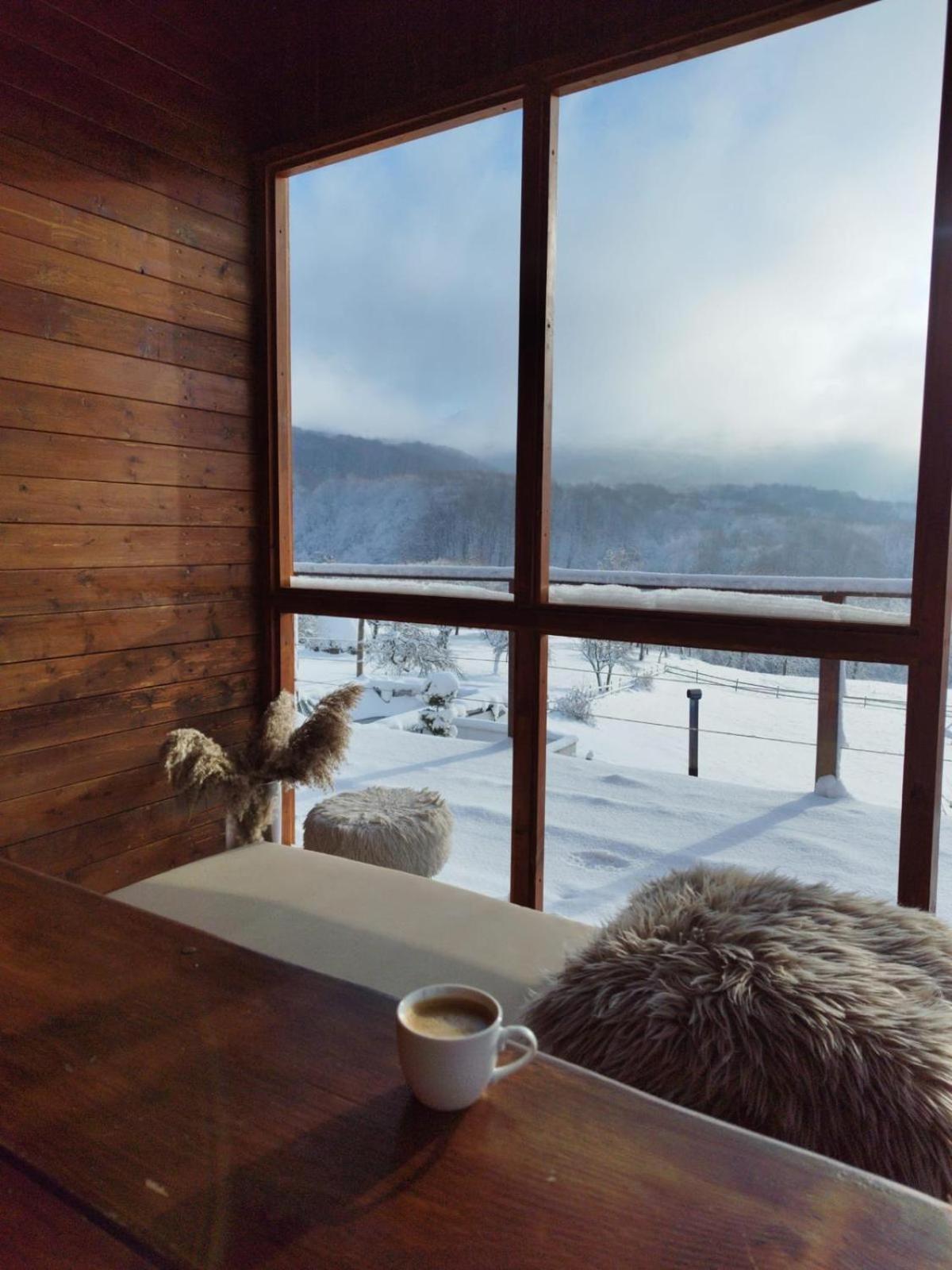 Le Chalet M - Cabana Cu O Panorama De Poveste. Surdesti  Exteriör bild
